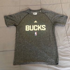 Milwaukee Bucks Adidas Climalite T-Shirt